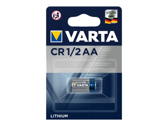 Varta CR 1/2 AA - Batterie CR1/2AA - Li - 700 mAh 06127101401 Varta CR 1/2 AA - Batterie CR1/2AA - Li - 700 mAh 06127101401