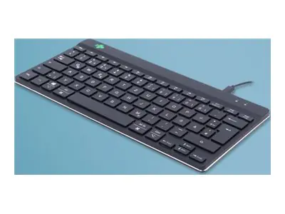 R-Go Ergonomische Tastatur Compact break - Tastatur - USB, USB-C - QWERTZ - Deutsch - Schwarz