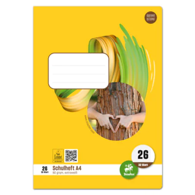 Staufen Schulheft Style DIN A4 kariert mit Rand 26 32 Bl.