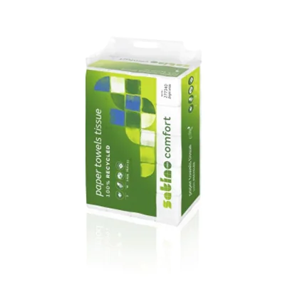 Satino Papierhandtuch comfort 20,6 x 32 cm (B x L) Papier, 100 % recycelt hochweiß 25 x 120 Bl./Pack. Satino Papierhandtuch comfort 20,6 x 32 cm (B x L) Papier, 100 % recycelt hochweiß 25 x 120 Bl./Pack.