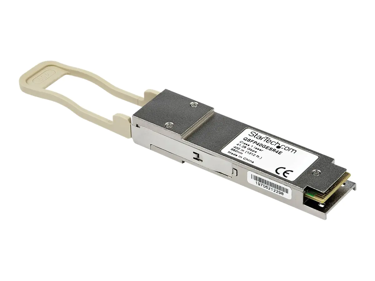 StarTech JG709A-ST Transceiver Modul (QSFP Module, 40GBase-SR4 HP kompatibel, Glasfaser, 850nm, MPO Multimode mit DDM) - QSFP+-Transceivermodul (gleichwertig mit: HP JG709A) - 40 Gigabit LAN - 40GBASE-SR4 - MPO-Multi-Modus - bis zu 300 m - 850 nm - für HP