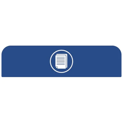 Rubbermaid Hinweisschild 61 x 20,36 cm (B x H) Papier Kunststoff