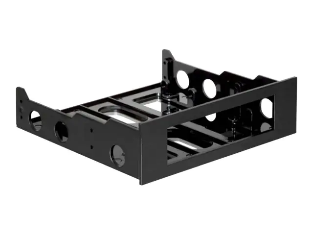 DeLOCK Installation frame 3½“ > 5¼“ - Laufwerksschachtadapter - 5,25" bis 3,5" (13.3 cm to 8.9 cm) - Schwarz