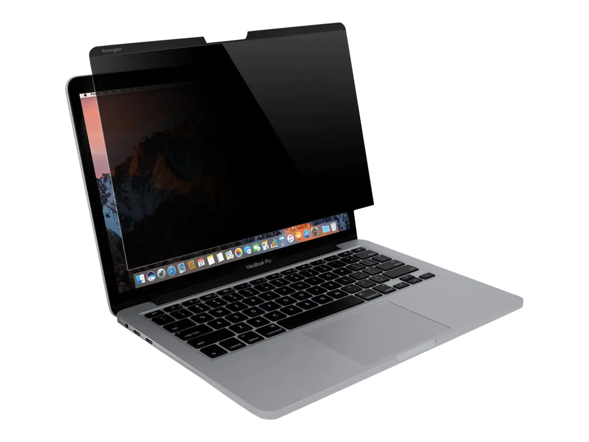 Kensington MP13 Magnetic Privacy Screen for 13" MacBook Air 2018 & MacBook Pro 2016 & Later - Blickschutzfilter für Notebook - magnetisch - 33 cm (13") - smoke - für Apple MacBook Pro 13.3" (Late 2016, Mid 2017)
