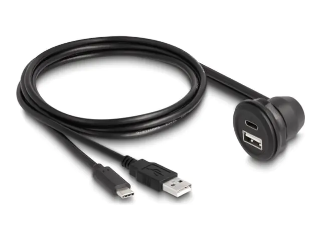 Delock USB-Kabel - USB, USB-C (M) zu USB, USB-C (W)