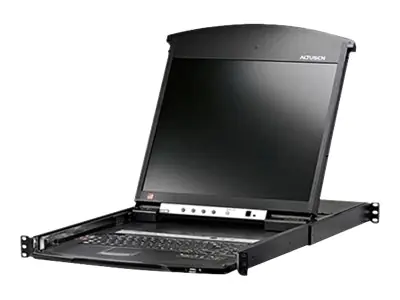 ATEN KL1516AiM - KVM-Konsole mit KVM-Switch - 16 Anschlüsse - PS/2, USB - Französisch - 43.2 cm (17") KL1516AIM-AXA-FG