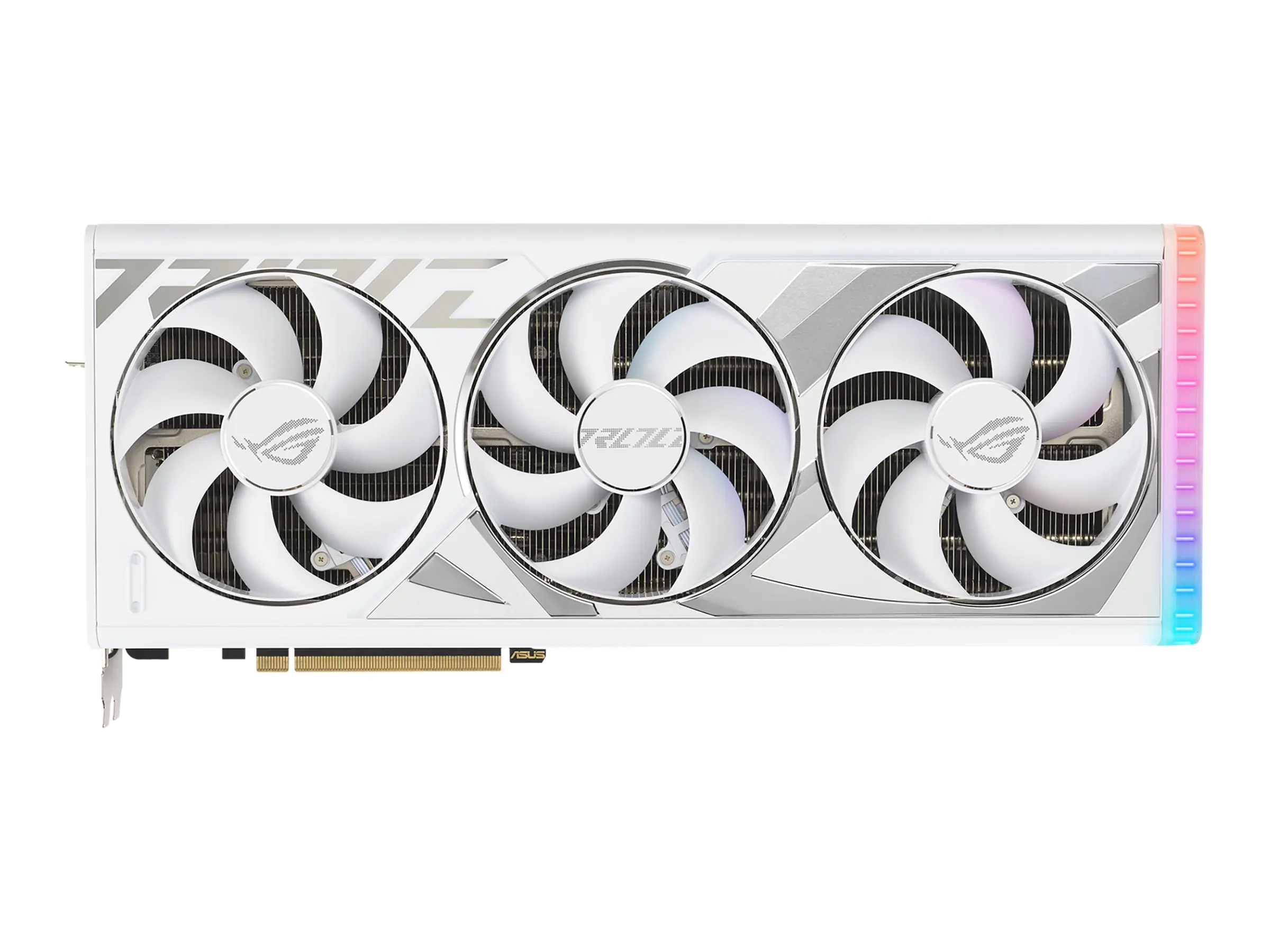 ASUS ROG Strix GeForce RTX 4080 SUPER 16GB - White OC Edition - Grafikkarten - NVIDIA GeForce RTX 4080 SUPER - 16 GB GDDR6X - PCIe 4.0 - 3 x DisplayPort, 2 x HDMI - weiß - Box