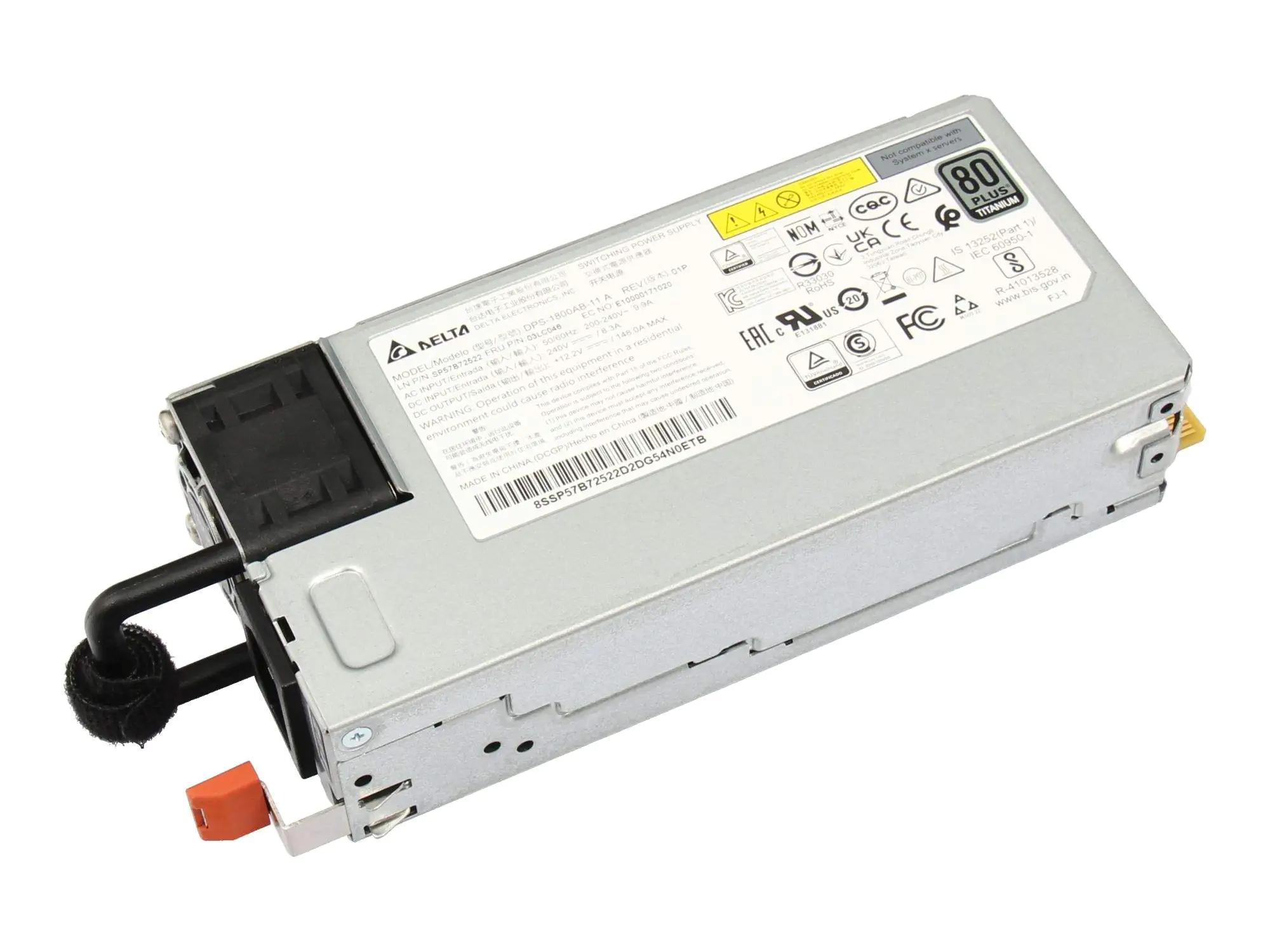 Lenovo Stromversorgung redundant / Hot-Plug (Plug-In-Modul) 4P57A78359