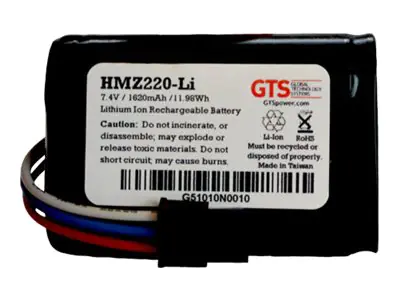 GTS HMZ220-LI - Drucker-Batterie (gleichwertig mit: BT17790-1) - 1 x Lithium-Ionen 1620 mAh - für Zebra MZ 220, 320