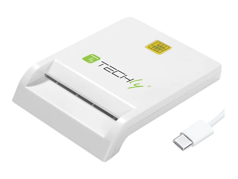 TECHly - SmartCard-Leser/-Schreiber - USB-C - weiß