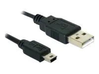 Delock USB-Kabel - USB (M) zu Mini-USB, Typ B (M) 82273