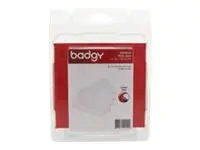 Badgy - Polyvinylchlorid (PVC) - 30 mil - weiß - 100 Karte(n) Karten - für Badgy 100, 200, 1st Generation