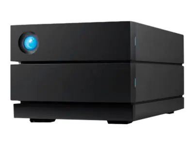 LaCie 2big RAID STHJ36000800 - Festplatten-Array - 36 TB - 2 Schächte - HDD 18 TB x 2 - USB 3.1 Gen 2 (extern) - mit 5 Jahre Servicevertrag für Datenwiederherstellung