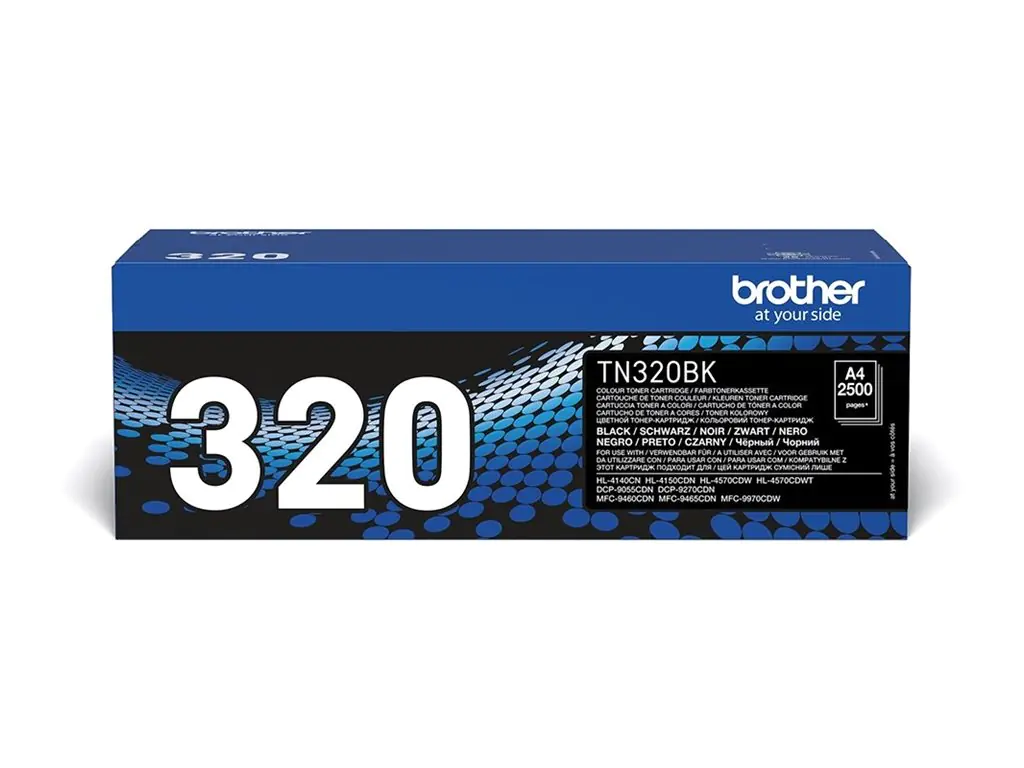 Brother TN320BK - Schwarz - original - Tonerpatrone