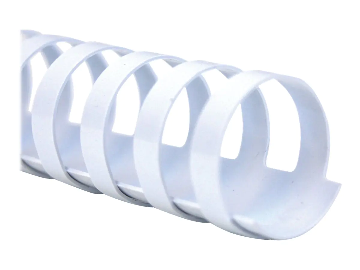GBC Plastikbinderücken 4028197 DIN A4 12mm weiß 100 St./Pack.
