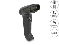 Delock - Barcode-Scanner - tragbar - 100 Scans/Sek. - decodiert - Bluetooth, USB, RF(2.4 GHz)