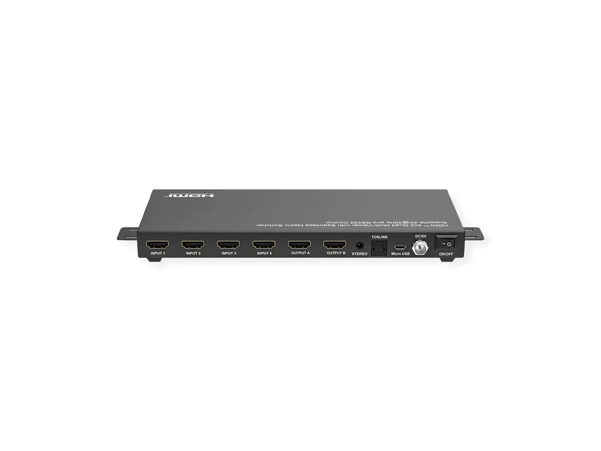 VALUE Video/Audio-Schalter - 4K30Hz, QUAD Multi -Viewer