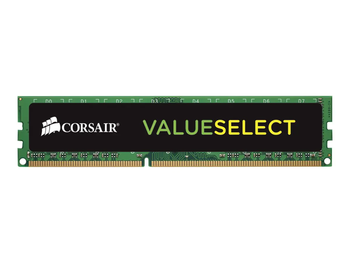 CORSAIR Value Select - DDR3 - Modul - 4 GB - DIMM 240-PIN - 1600 MHz / PC3-12800 - CL11 - 1.5 V - ungepuffert - non-ECC