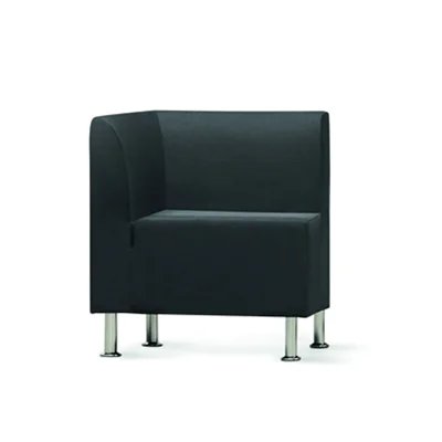 rocada Besprechungszone Be Soft Sessel Ecke 760 x 660 x 660 mm (B x H x T) schwarz