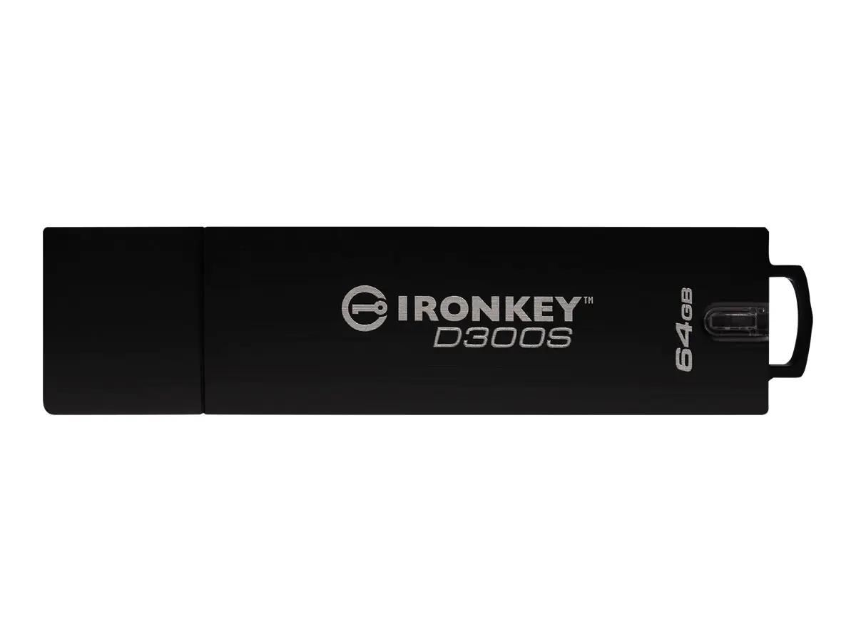 IronKey D300S - USB-Flash-Laufwerk - verschlüsselt - 64 GB - USB 3.1 Gen 1 - FIPS 140-2 Level 3 - TAA-konform IronKey D300S - USB-Flash-Laufwerk - verschlüsselt - 64 GB - USB 3.1 Gen 1 - FIPS 140-2 Level 3 - TAA-konform