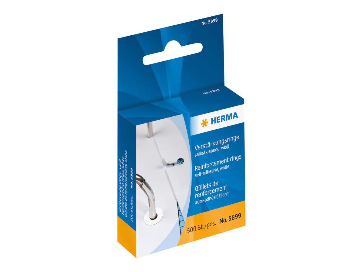 Lochverstärkungsring weiss 12mm 500 Stück