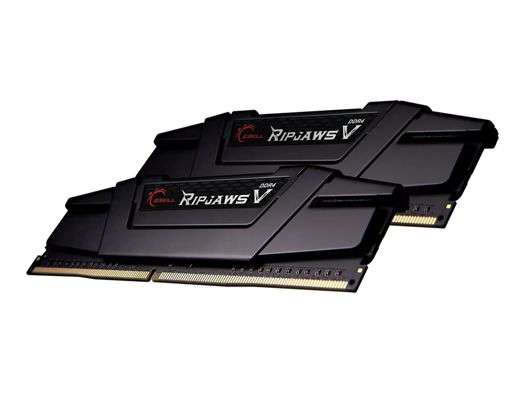 G.Skill Ripjaws V - DDR4 - Kit - 64 GB: 2 x 32 GB - DIMM 288-PIN - 2666 MHz / PC4-21300 - CL19 - 1.2 V - ungepuffert - non-ECC - Classic Black