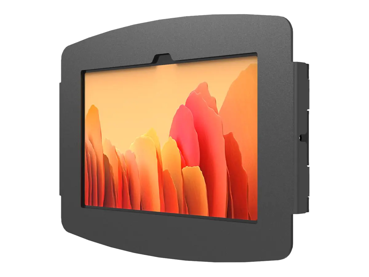 Compulocks Galaxy Tab A7 10.4" Space Enclosure Wall Mount - Gehäuse - für Tablett - verriegelbar - hochwertiges Aluminium - Schwarz - Bildschirmgröße: 26.4 cm (10.4") - Montageschnittstelle: 100 x 100 mm - Wandmontage - für Samsung Galaxy Tab A7 (10.4 Zol