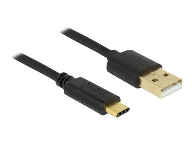 Delock - USB-Kabel - 24 pin USB-C (M) zu USB (M) - USB 2.0 - 3 A - 3 m - Schwarz