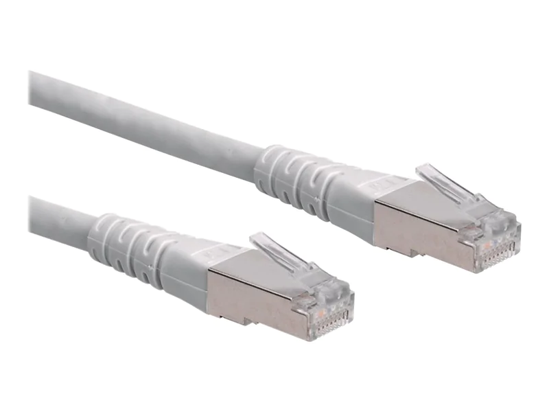 Roline - Patch-Kabel - RJ-45 (M) zu RJ-45 (M) - 5 m - SFTP, PiMF - CAT 6 - Grau Roline - Patch-Kabel - RJ-45 (M) zu RJ-45 (M) - 5 m - SFTP, PiMF - CAT 6 - Grau