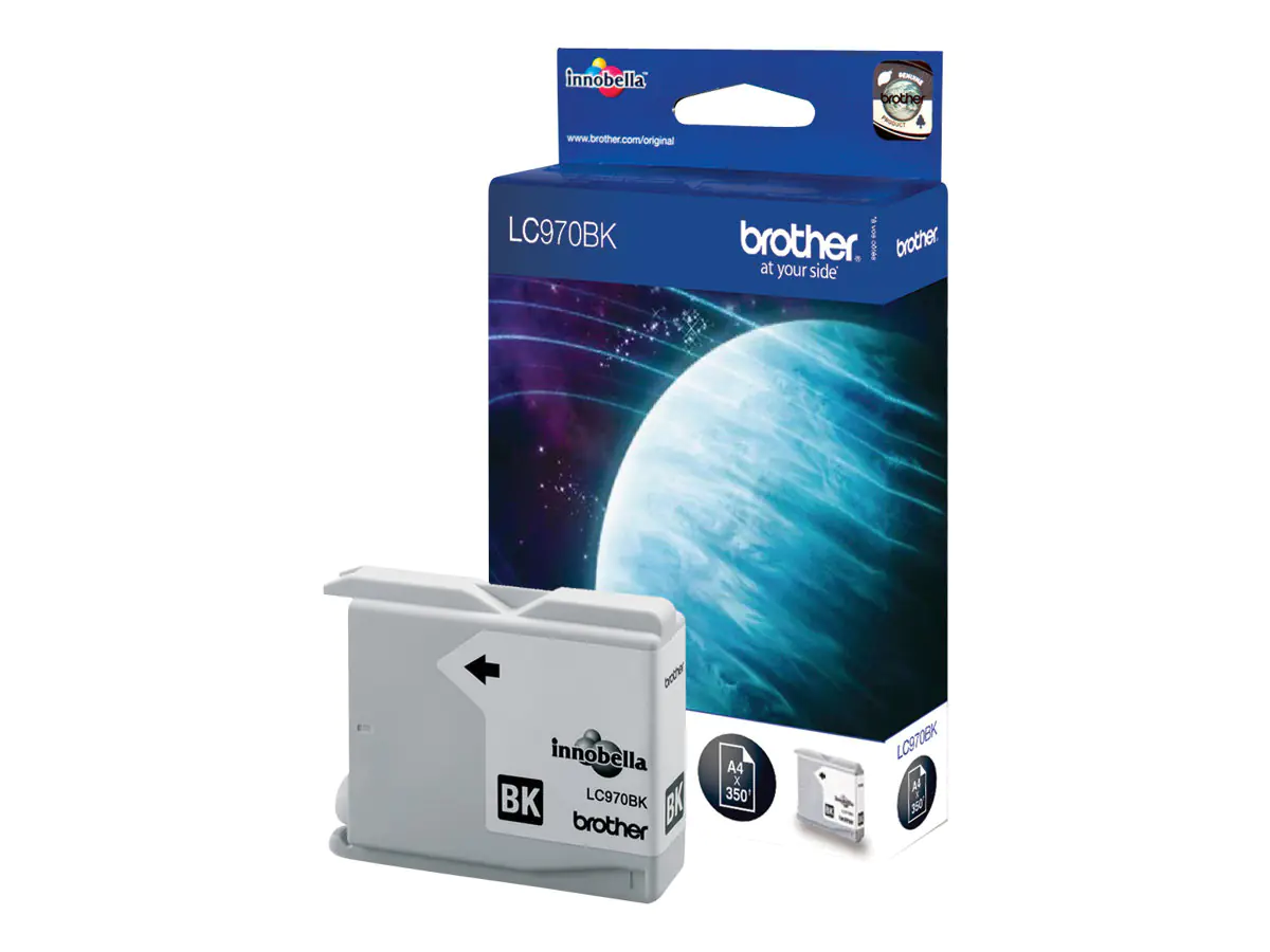 Brother LC970BK - Schwarz - Original - Tintenpatrone - für Brother DCP-135C, DCP-150C, DCP-153C, DCP-157C, MFC-235C, MFC-260C
