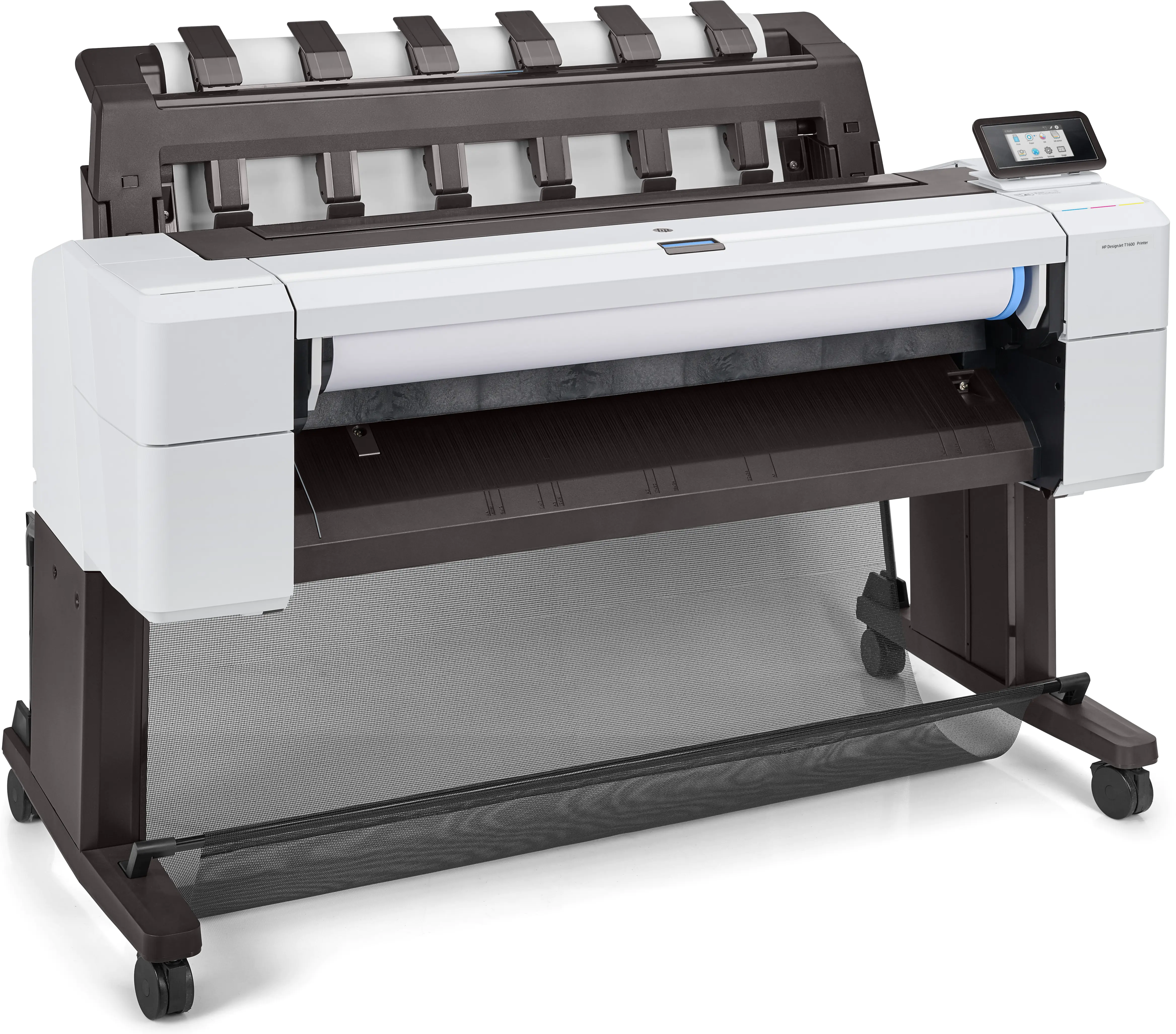 HP DesignJet T1600dr - 914 mm (36") Großformatdrucker - Farbe - Tintenstrahl - Rolle (91,4 cm x 91,4 m), 914 x 1219 mm - 2400 x 1200 dpi - bis zu 3 Seiten/Min. (einfarbig)/ bis zu 3 Seiten/Min. (Farbe) - Kapazität: 2 Rollen - Gigabit LAN - cutter