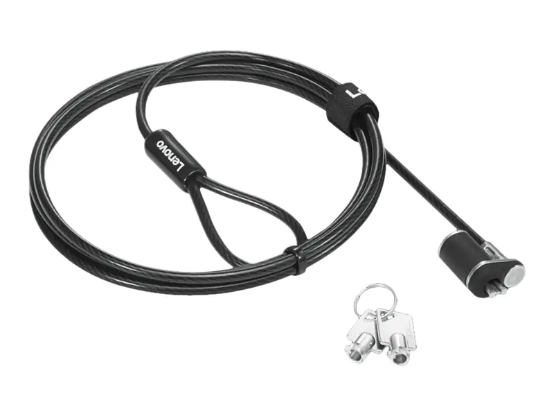 Lenovo NanoSaver Essential - Sicherheitskabelschloss - 1.5 m - für ThinkBook 14s Yoga G2 IAP; ThinkPad L13 Yoga Gen 3; L15 Gen 3; P1 Gen 5; T14s Gen 3