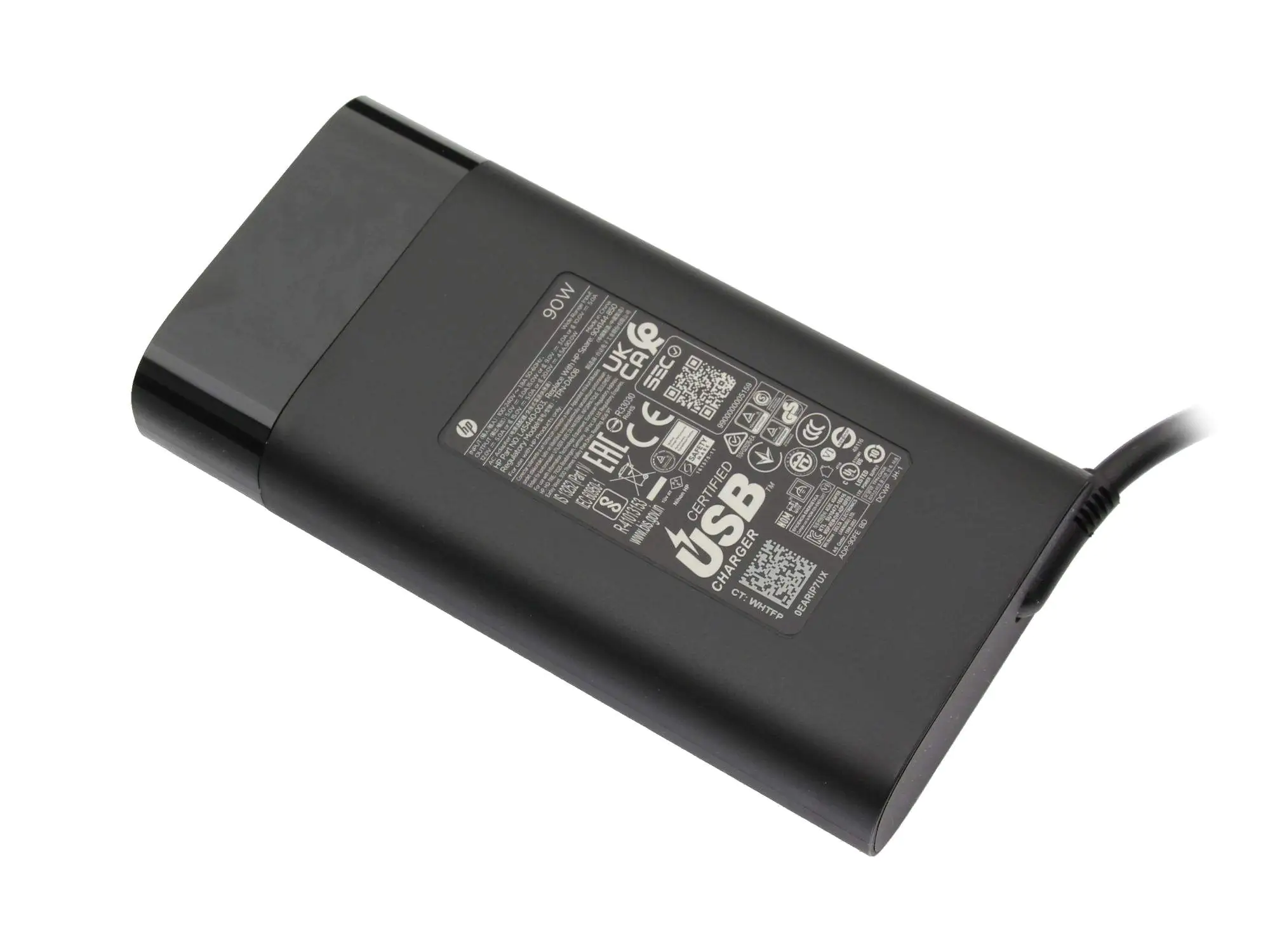 HP USB-C - Netzteil - Wechselstrom 115/230 V - 90 Watt - Europa - für EliteBook 1040 G4; EliteBook x360; Engage One Pro; MX12; Pro x2; ProBook 64X G4, 650 G4