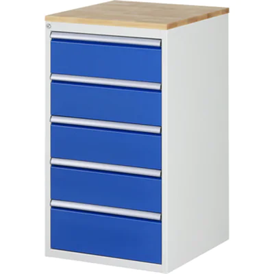 RAU Schubladenschrank 7000 580 x 1.035 x 650 mm (B x H x T) 5 Schubladen Farbe der Front: enzianblau Farbe des Korpus: lichtgrau RAU Schubladenschrank 7000 580 x 1.035 x 650 mm (B x H x T) 5 Schubladen Farbe der Front: enzianblau Farbe des Korpus: lichtgrau
