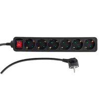 REV - Steckdosenleiste - Wechselstrom 250 V - 3500 Watt - Ausgangsanschlüsse: 6 - 1.4 m Schnur REV - Steckdosenleiste - Wechselstrom 250 V - 3500 Watt - Ausgangsanschlüsse: 6 - 1.4 m Schnur