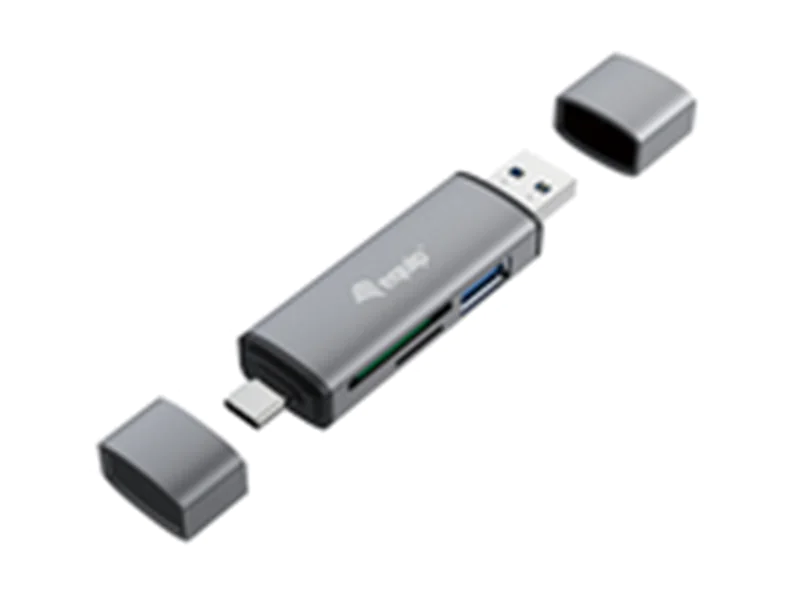 Equip USB 3.0 HUB Kartenleser USB-C & USB-A SD/MicroSD - Hub - USB 3.0