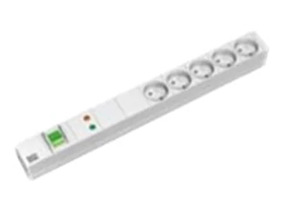 Bachmann - Stromverteilungseinheit (Rack - einbaufähig) - Wechselstrom 230 V - Ausgangsanschlüsse: 5 (French / UTE) - 48.3 cm (19") - 2 m - Hellgrau, RAL 7035 Bachmann - Stromverteilungseinheit (Rack - einbaufähig) - Wechselstrom 230 V - Ausgangsanschlüsse: 5 (French / UTE) - 48.3 cm (19") - 2 m - Hellgrau, RAL 7035