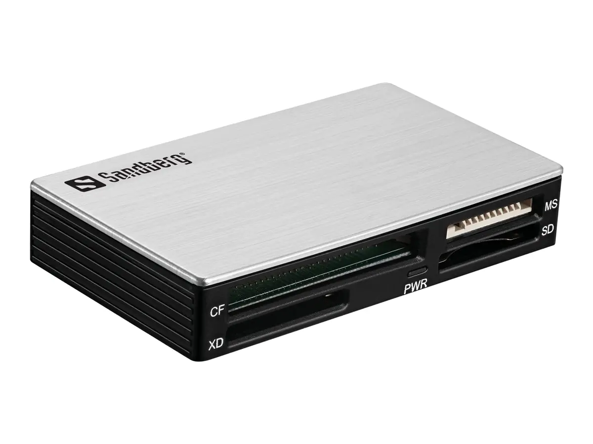 Sandberg USB 3.0 Multi Card Reader - Kartenleser (MS, MMC, SD, xD, CF, TransFlash, microSD, SDHC, MS Micro) - USB 3.0 Sandberg USB 3.0 Multi Card Reader - Kartenleser (MS, MMC, SD, xD, CF, TransFlash, microSD, SDHC, MS Micro) - USB 3.0