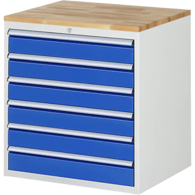 RAU Schubladenschrank 7000 770 x 825 x 650 mm (B x H x T) 6 Schubladen Farbe der Front: enzianblau Farbe des Korpus: lichtgrau RAU Schubladenschrank 7000 770 x 825 x 650 mm (B x H x T) 6 Schubladen Farbe der Front: enzianblau Farbe des Korpus: lichtgrau