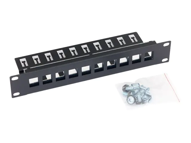 TRITON RAC-PP-X03-C1 - Patch Panel - RAL 7035 - 1U - 25.4 cm (10")