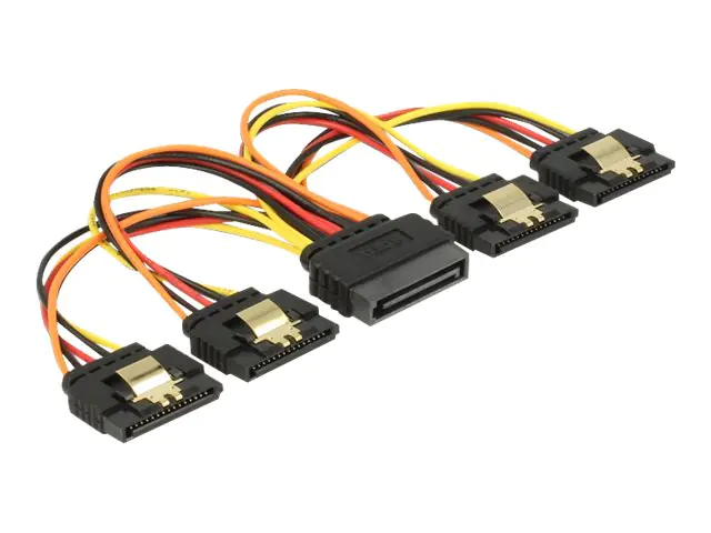Delock Spannungsversorgungs-Verlängerungskabel - SATA-Stromstecker (M) 60156