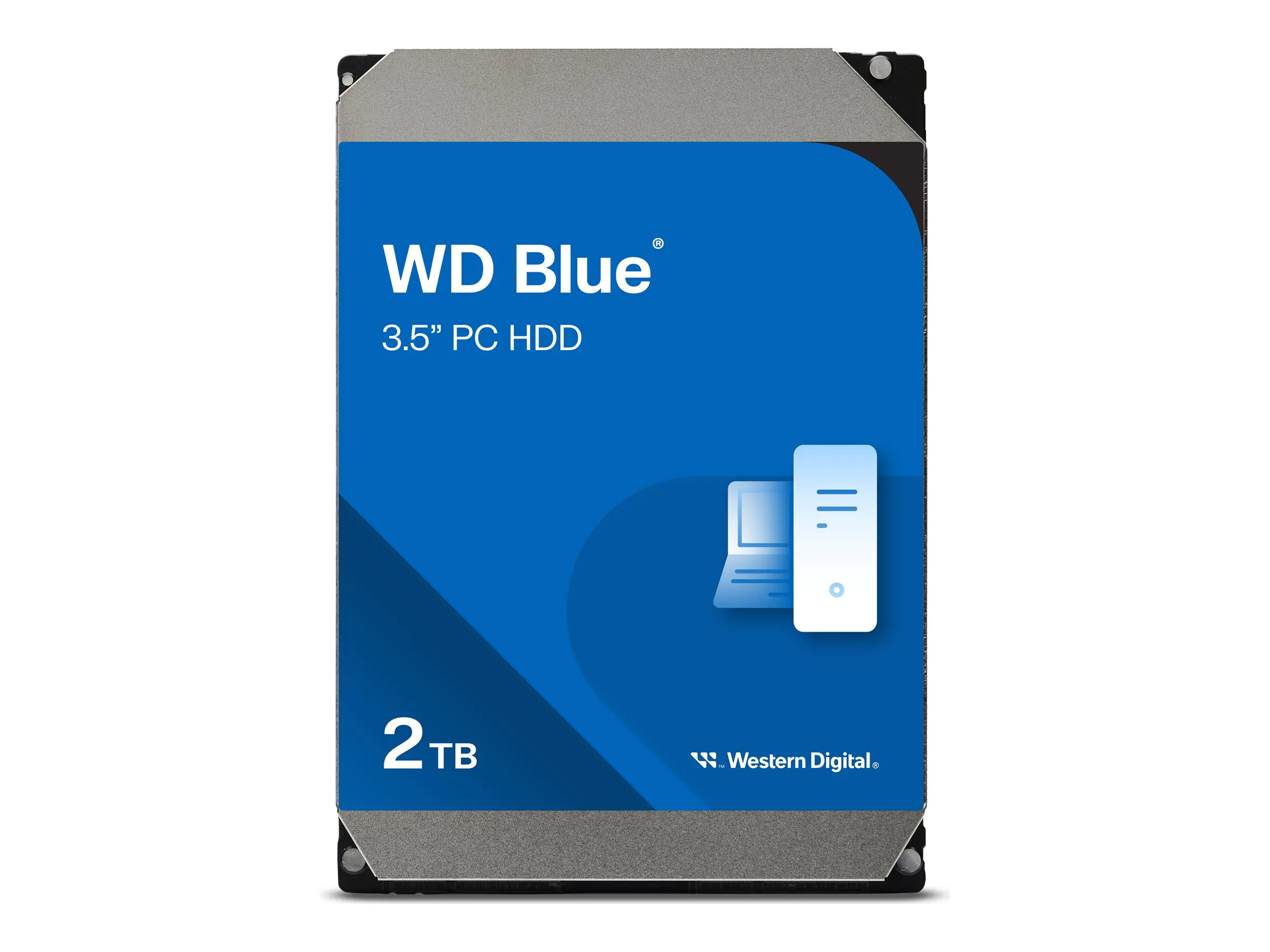 WD Blue WD20EZAZ - Festplatte - 2 TB - intern - 3.5" (8.9 cm) - SATA 6Gb/s - 5400 rpm - Puffer: 256 MB