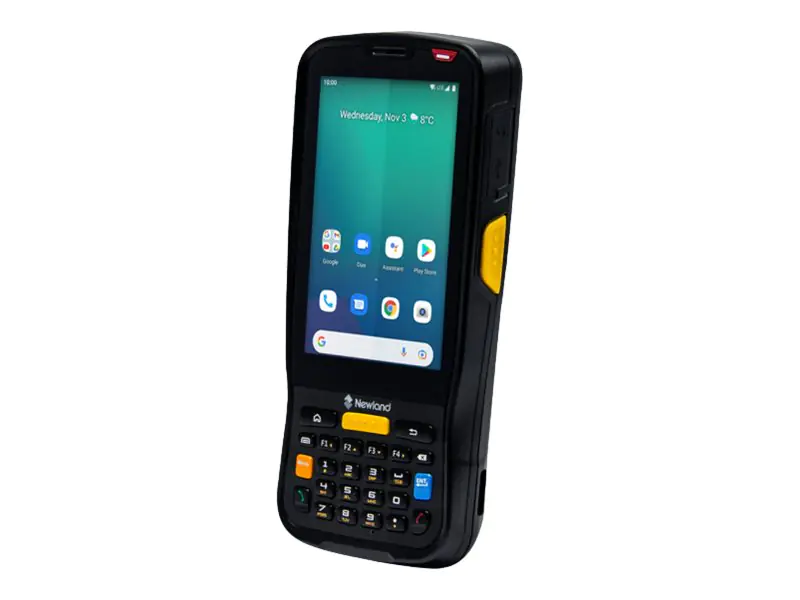 Newland MT65 Beluga V - Datenerfassungsterminal - robust - Android 11 - 32 GB - 10.2 cm (4") (800 x 480) - Kamera auf Rückseite - Barcodeleser - (2D-Imager/RFID) - microSD-Steckplatz - Wi-Fi, NFC, Bluetooth - 4G Newland MT65 Beluga V - Datenerfassungsterminal - robust - Android 11 - 32 GB - 10.2 cm (4") (800 x 480) - Kamera auf Rückseite - Barcodeleser - (2D-Imager/RFID) - microSD-Steckplatz - Wi-Fi, NFC, Bluetooth - 4G