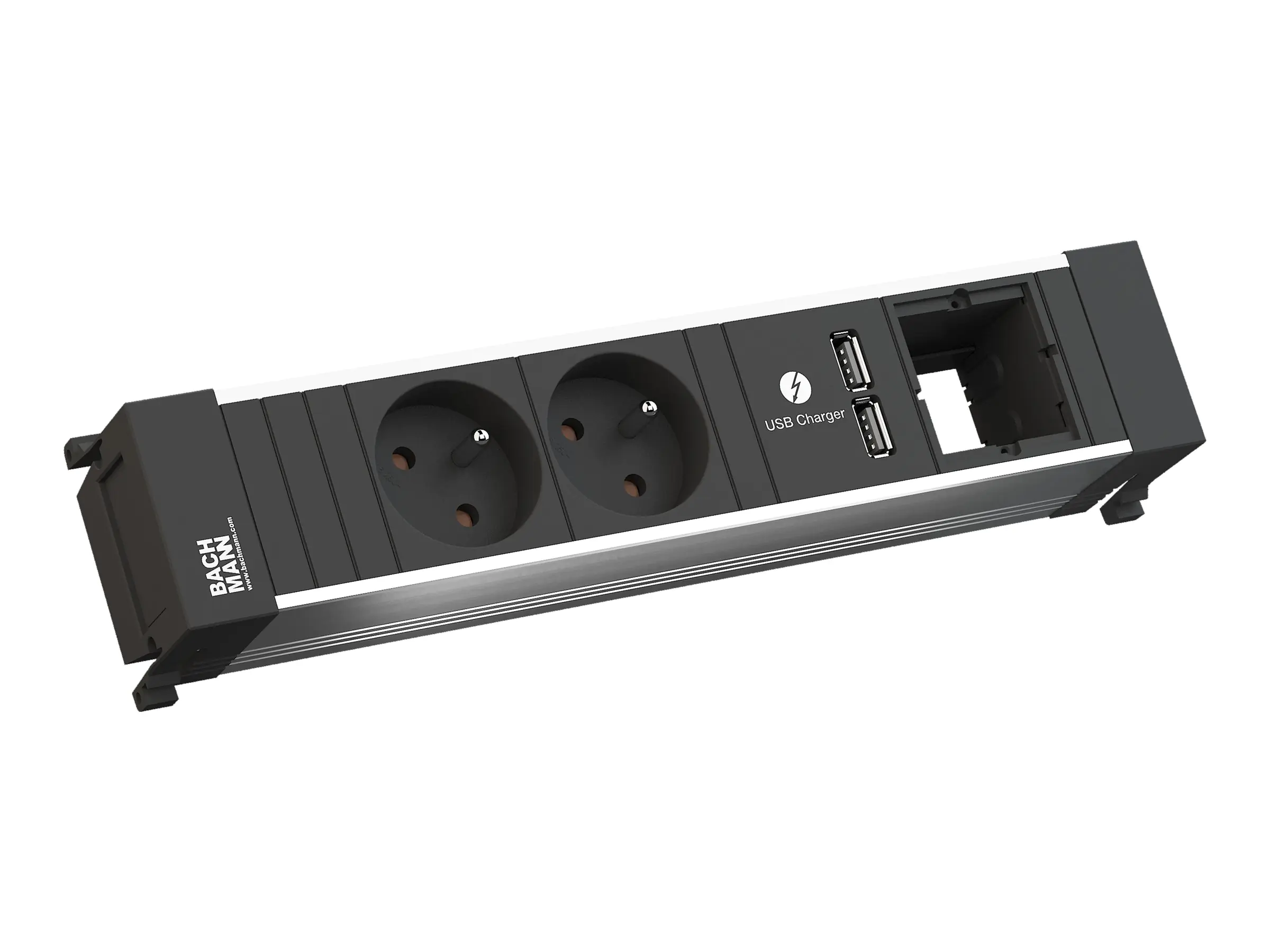 Bachmann POWER FRAME - Größe M - Steckdosenleiste - AC - Eingabe, Eingang GST18i3 - Ausgangsanschlüs