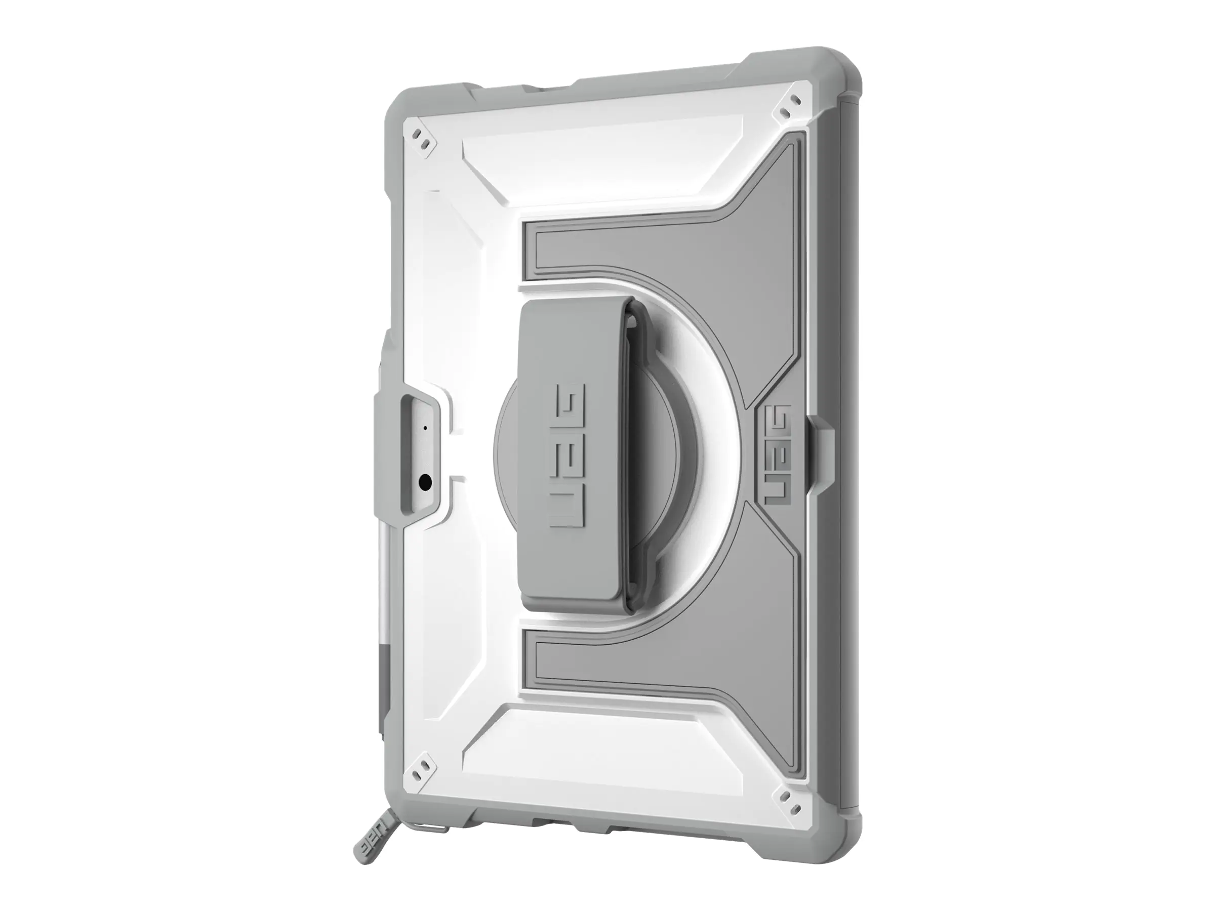 UAG Case for Surface Go 3/Go 2/Go [10.5-in] w/ HS & SS - Plasma White/Grey - Hintere Abdeckung für Tablet - Grau, weiß - für Microsoft Surface Go, Go 2, Go 3