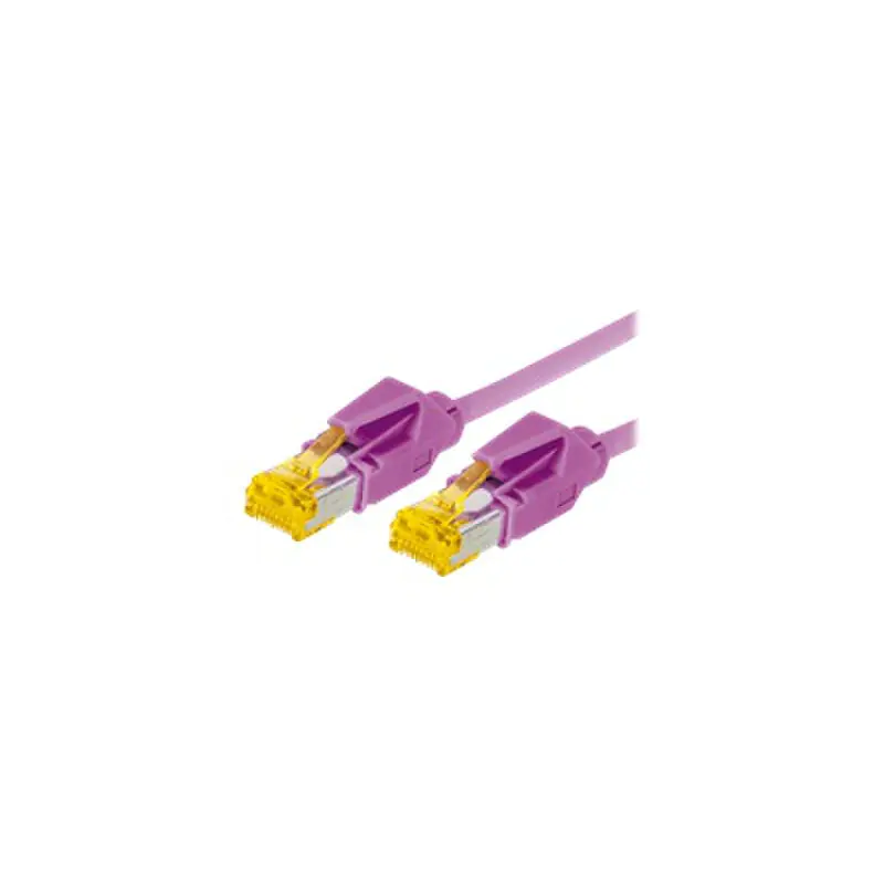 Tecline Patch-Kabel RJ-45 (M) RJ-45 (M) SFTP-Kabel CAT 6a 1.5 m Erikaviolett 722015M