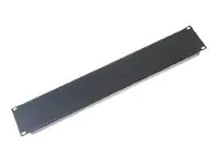 Middle Atlantic Products Middle Atlantic EB 2 - Blindabdeckung - schwarze Pulverbeschichtung - 2U - 48.3 cm (19") EB2-CP12