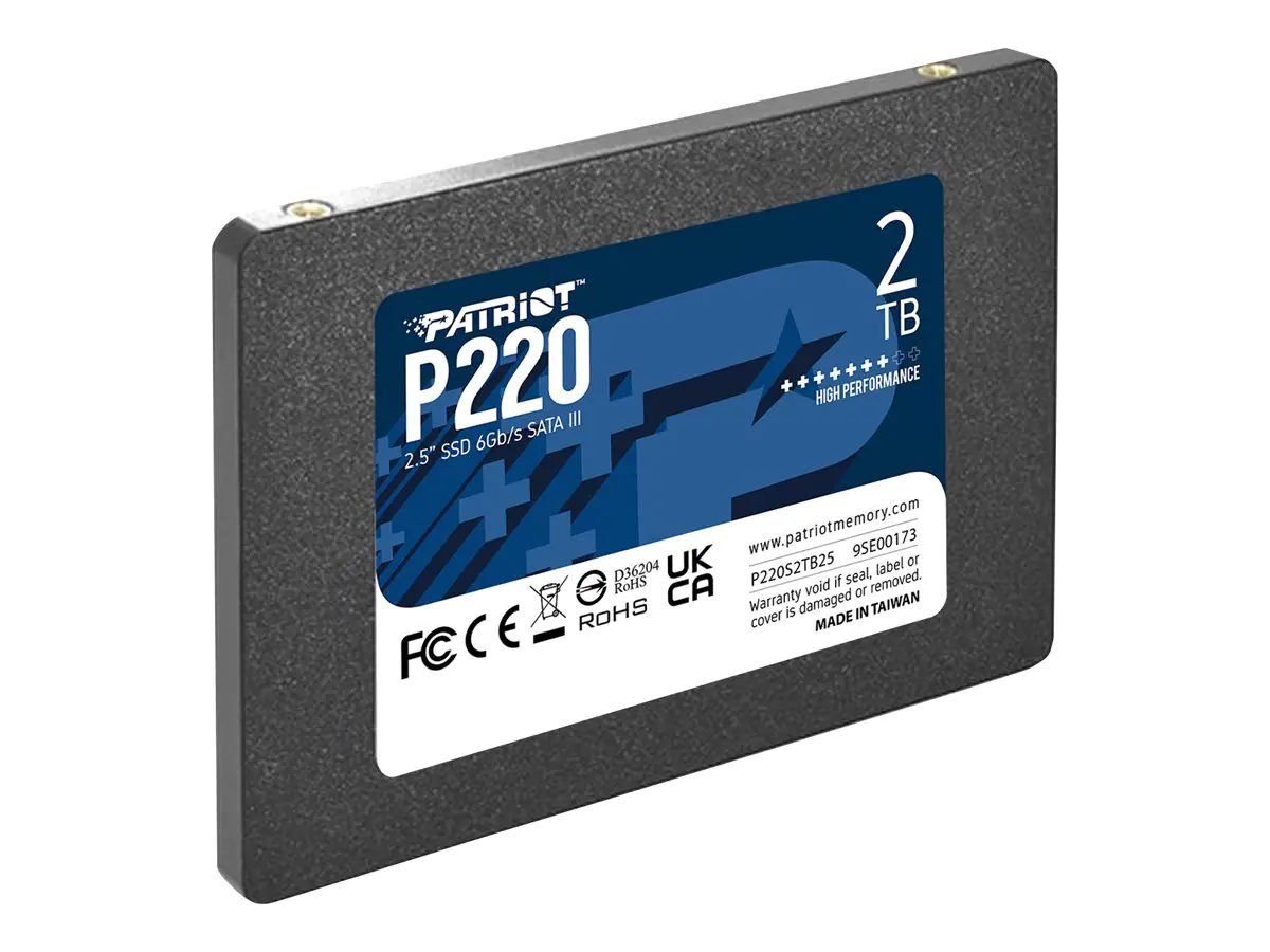 PATRIOT P220 - SSD - 2 TB - intern - 2.5" (6.4 cm) P220S2TB25