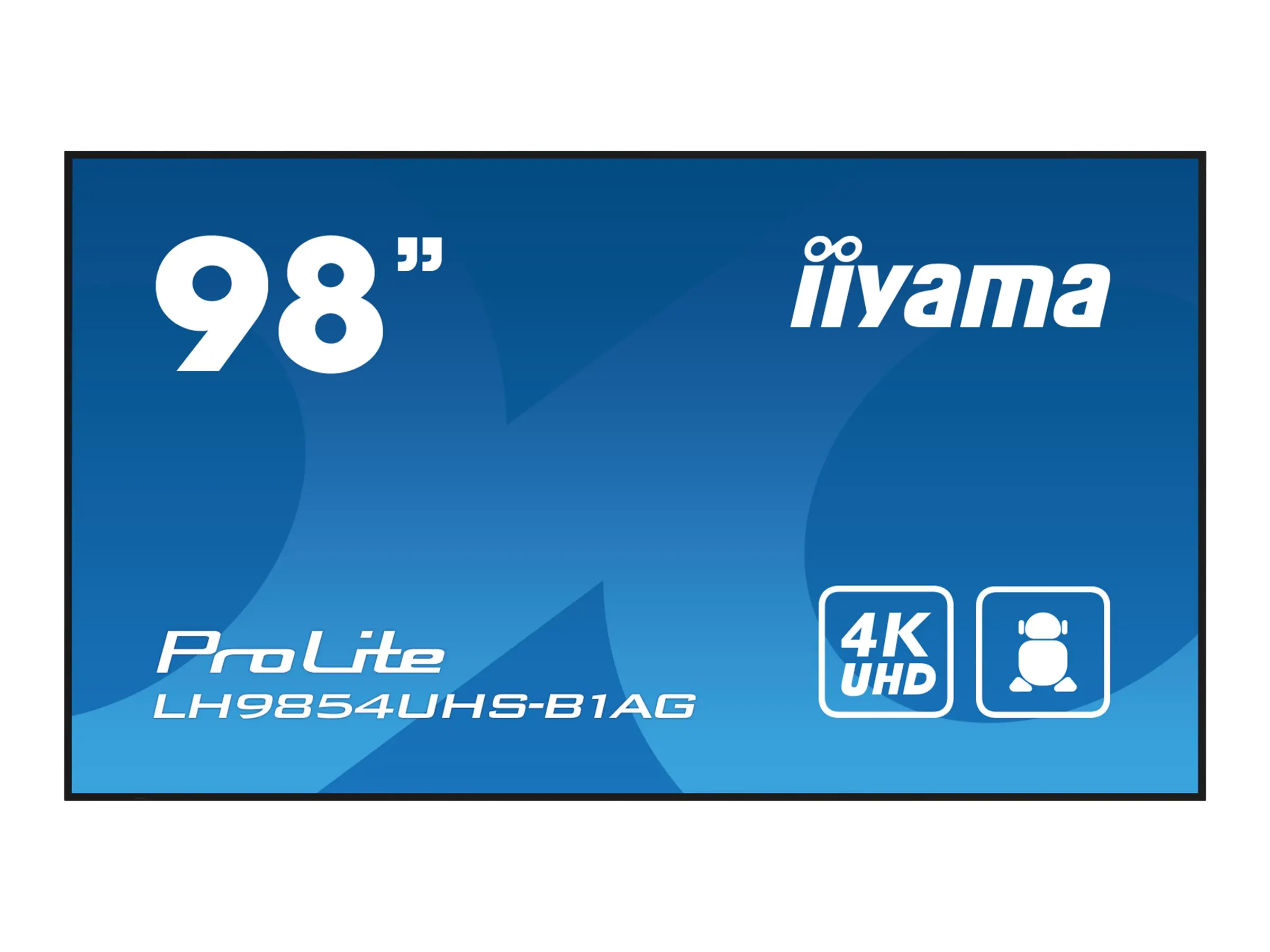 Iiyama LH9854UHS-B1AG - 249 cm (98") Diagonalklasse LH54 Series LCD-Display mit LED-Hintergrundbeleuchtung - interaktive Digital Signage - mit mit SoC Mediaplayer - 4K UHD (2160p) 3840 x 2160