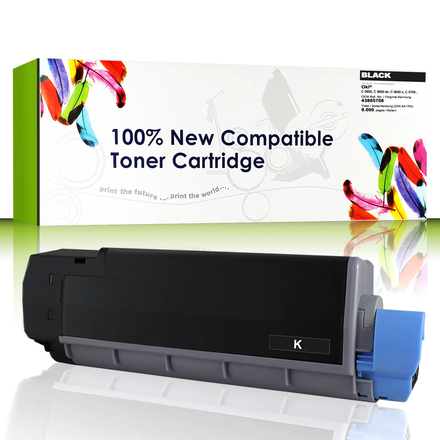 CartridgeWeb Toner kompatibel zu Oki 43865708 schwarz 8.000 Seiten CartridgeWeb Toner kompatibel zu Oki 43865708 schwarz 8.000 Seiten